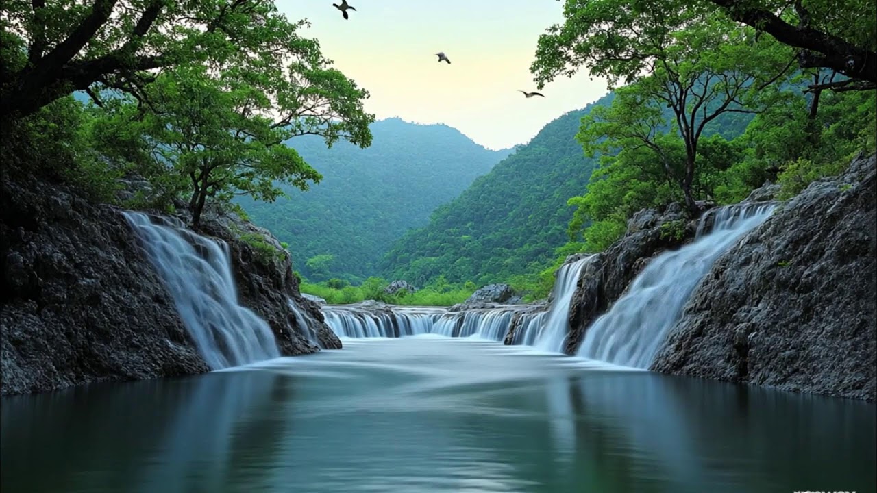 Calming Piano & Water Sounds 💧 Relaxation for Sleep, Healing & Inner Peace,sleep quality 1