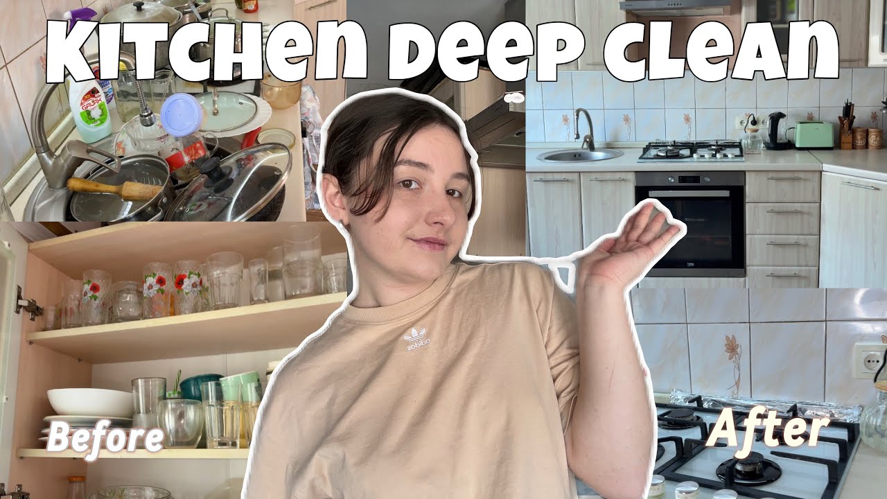 Extream kitchen deep clean | From chaos to cozy ✨