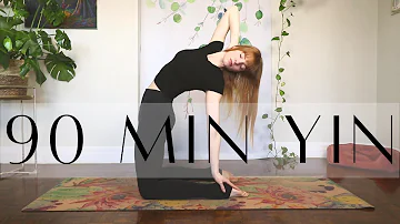 90 Min Yin Yoga || Blissful Full Body Yoga with Healing Music