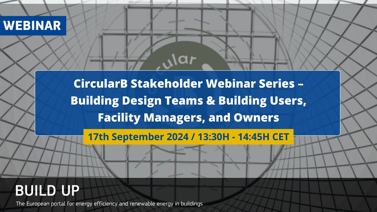 Stakeholder Webinar Series – Building Design Teams & Building Users ...