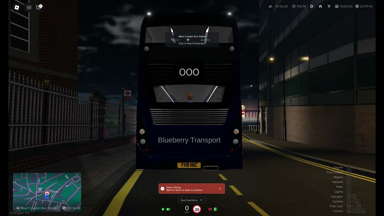 Blueberry transport route video on the 001 to croydon hospital enjoy the video