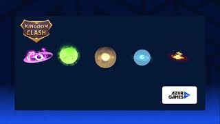 Unity VFX Magic Elementals Sphere Explosions. Kingdom Clash. Side View.