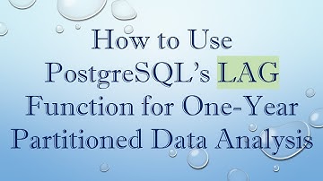 How to Use PostgreSQL