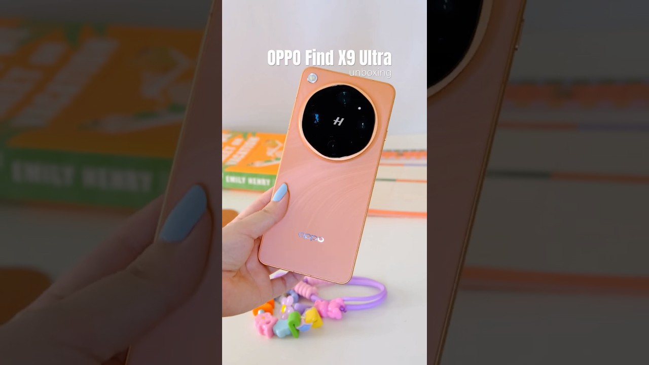OPPO Find X9 Ultra CANYON ORANGE first look + unboxing - YouTube