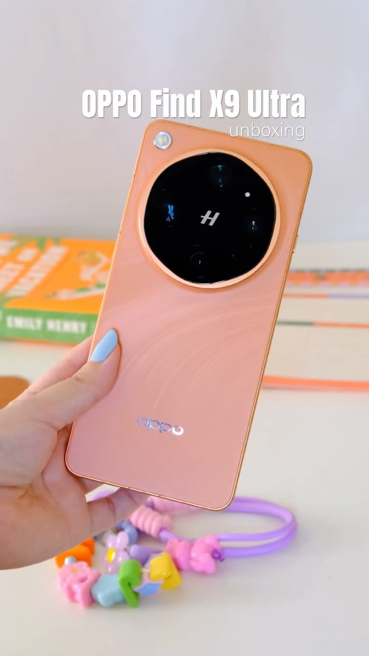 OPPO Find X9 Ultra CANYON ORANGE first look + unboxing - YouTube