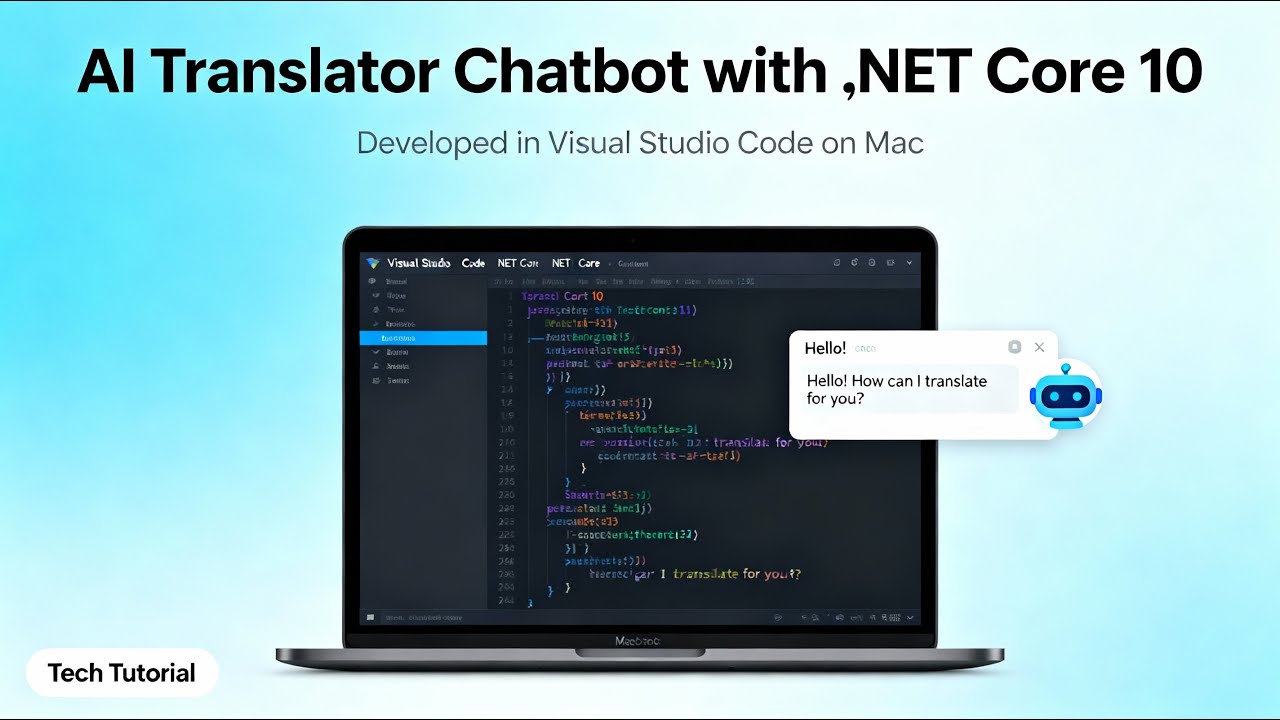 Build an AI Chatbot Translator in C# (.NET 10 + VS Code Tutorial) in ...