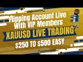 🔴LIVE TRADING With NTG | Showing VIP Members Pre-Breakout Strategy Live | Account Flip EASY| XAUUSD