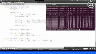 Corso Python - Scrivere un videogioco con le PyGame - Lezione 03 Profile