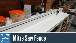 I finally got around to building my mitre saw fence with stop so I can make repeatable long cuts! LINKS Starrett Measure Stix http://