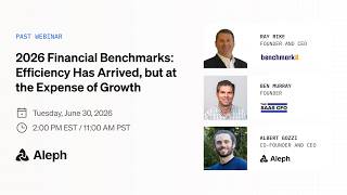 2026 Financial Benchmarks Efficiency Has Arrived but at the Expense of Growth