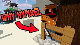 Hypixel Glitch Bedwars (STUCK IN THE FENCE)