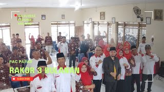 RAKOR 3 BULANAN ABPEDNAS | PAC PAPAR | BALAI DESA KEDUNG MALANG