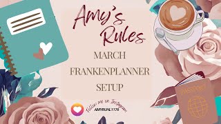 Moving into my March Frankenplanner‐ Kellofaplan dashboard,  The Daily Grind Planner,  Happy Planner