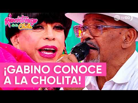 Gabino Pampini gets emotional meeting La Chola in person | Reventonazo de la Chola