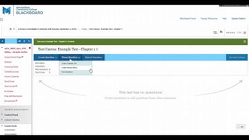 Creating tests from test-bank pools