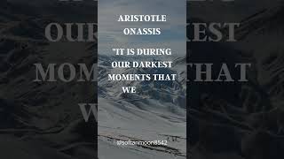 A daily quote / the beginning of the day #quotes #aristotleonassis screenshot 3