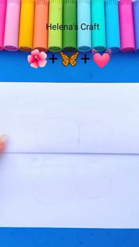 🌺+🦋+💓=? #shorts #satisfying #youtubeshorts #drawing