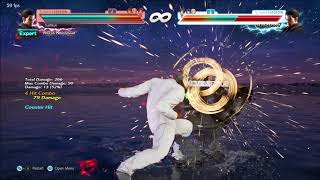 Kazuya WS+1+2 Combos - Tekken 7 Season 4 - twitch.tv/ryan_hart