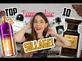 TOP 10 NICHE PERFUMES WITH BEST SILLAGE FROM MY COLLECTION | Tommelise
