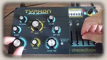 Studio jam on Dreadbox Typhon analog synthesizer