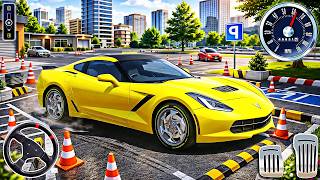 Driving Corvette Sport Car Game 3D - Car Driving School Simulator 3D | Android Gameplay | Part 10 screenshot 4
