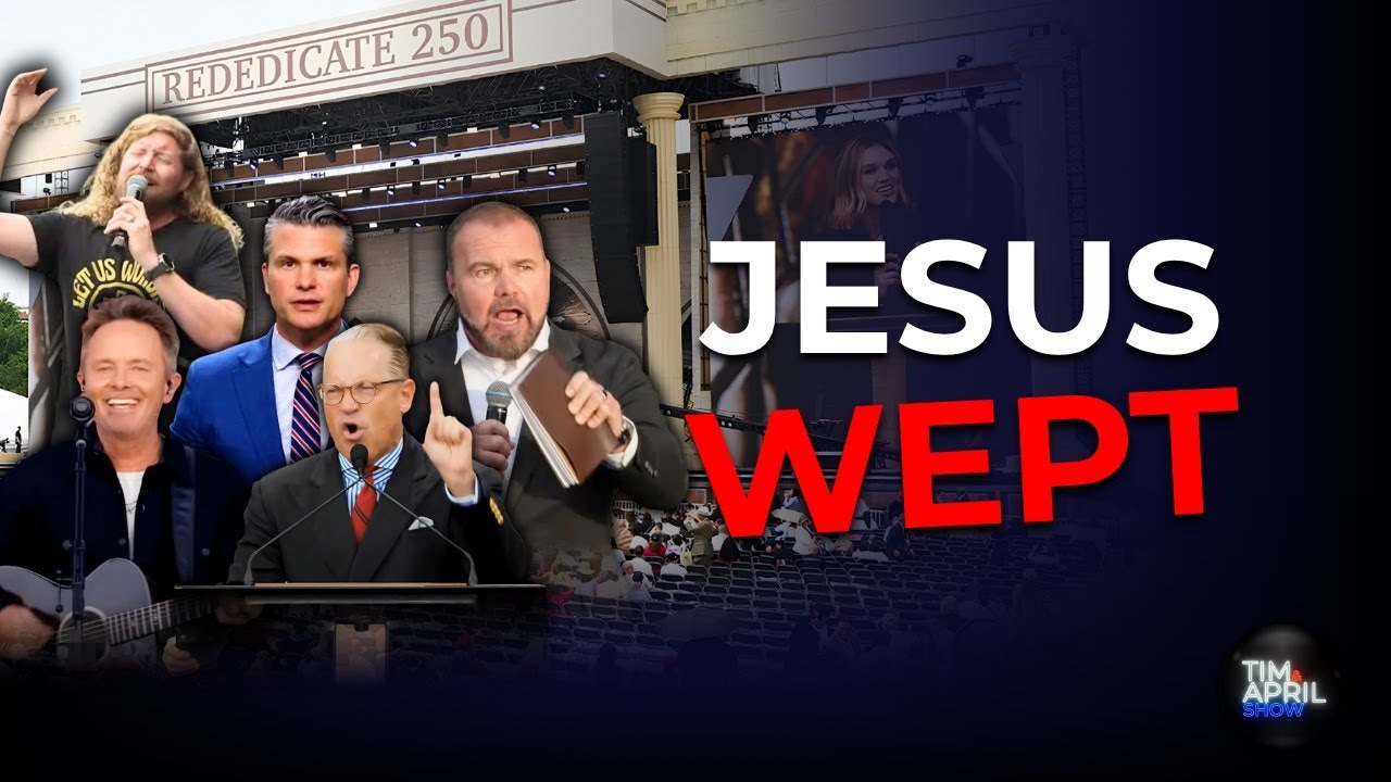 Dangerously Weird: The Christian Nationalism at Rededicate 250 | The Tim and April Show