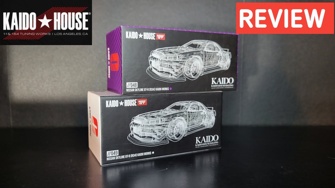 Unboxing 6 Kaido House x MINI GT Nissan Skyline BNR R34 GT-R