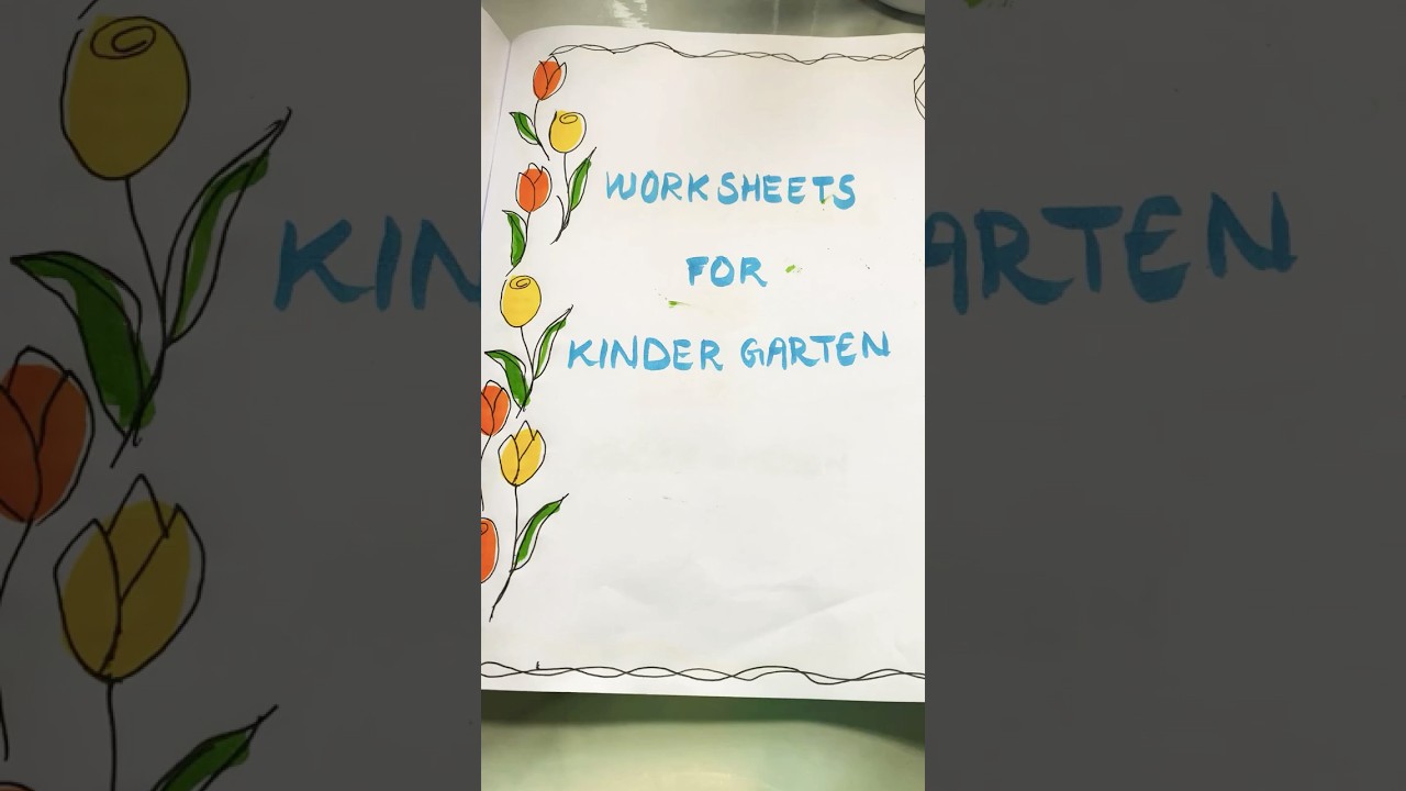 Kindergarten worksheets |kg worksheets #worksheetsforkg #trending #shortsviral