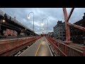 ⁴ᴷ⁶⁰ Cycling to New York City Hall from Long Island City via Williamsburg - November 16, 2018