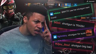 TROLLED BY TWITCH CHAT (Learning R6: Siege - Funny Moments)