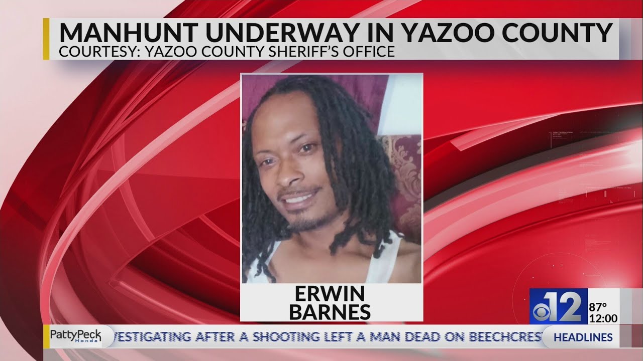 Manhunt underway for suspect in shooting death of Yazoo City woman