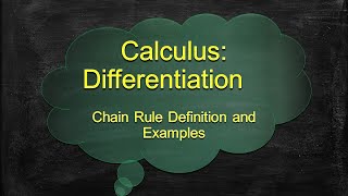Calculus Differentiation Solver - Chain Rule Definition and 10 Example Problems