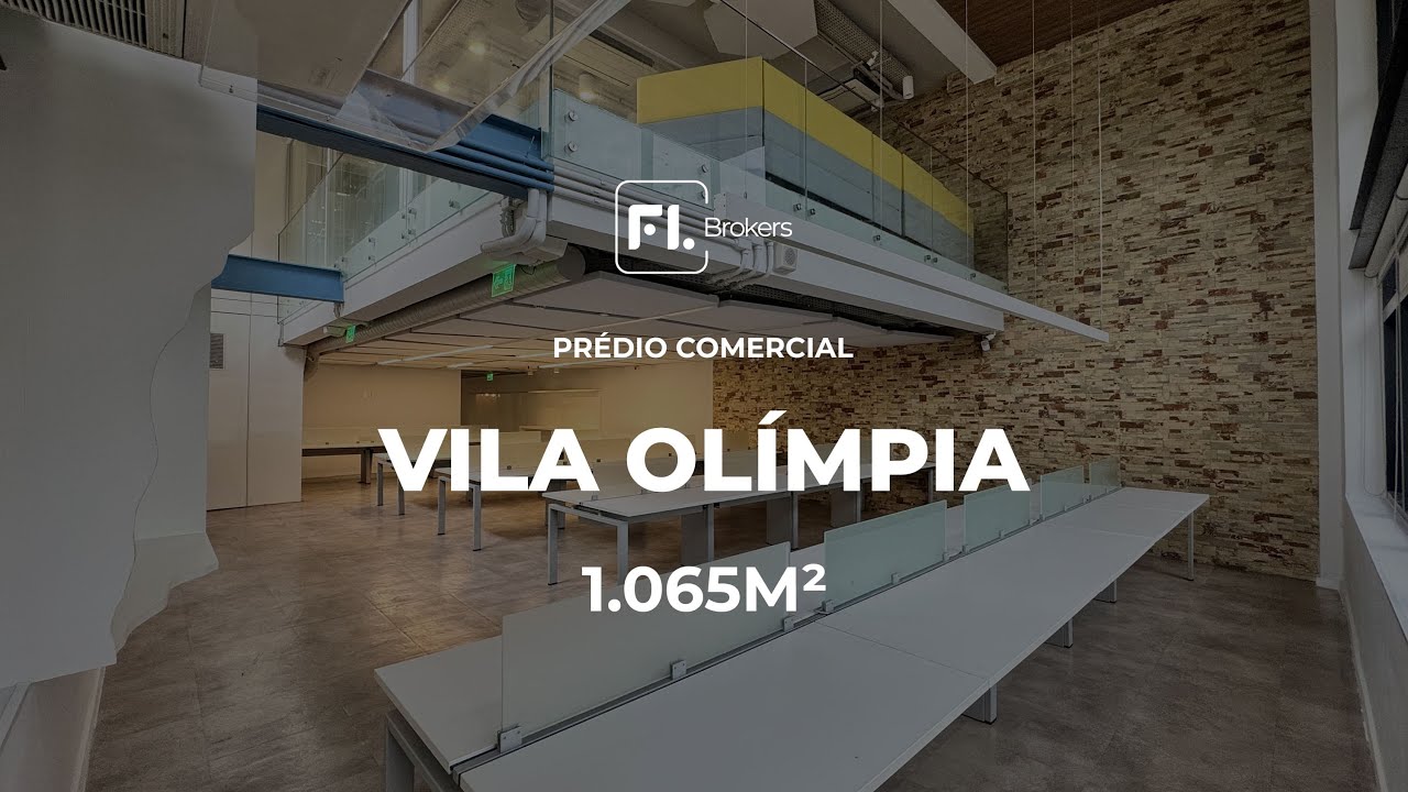 Prédio Comercial - 1.065m² - Locação - Vila Olímpia - São Paulo - SP.