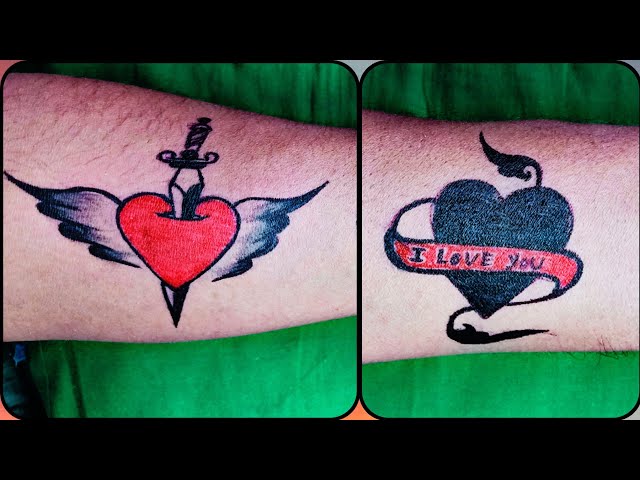 Dil ka tattoo design || - YouTube