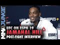 Jamahal Hill reacts to Jon Jones' praise: 'One day' | UFC on ESPN 19 full interview