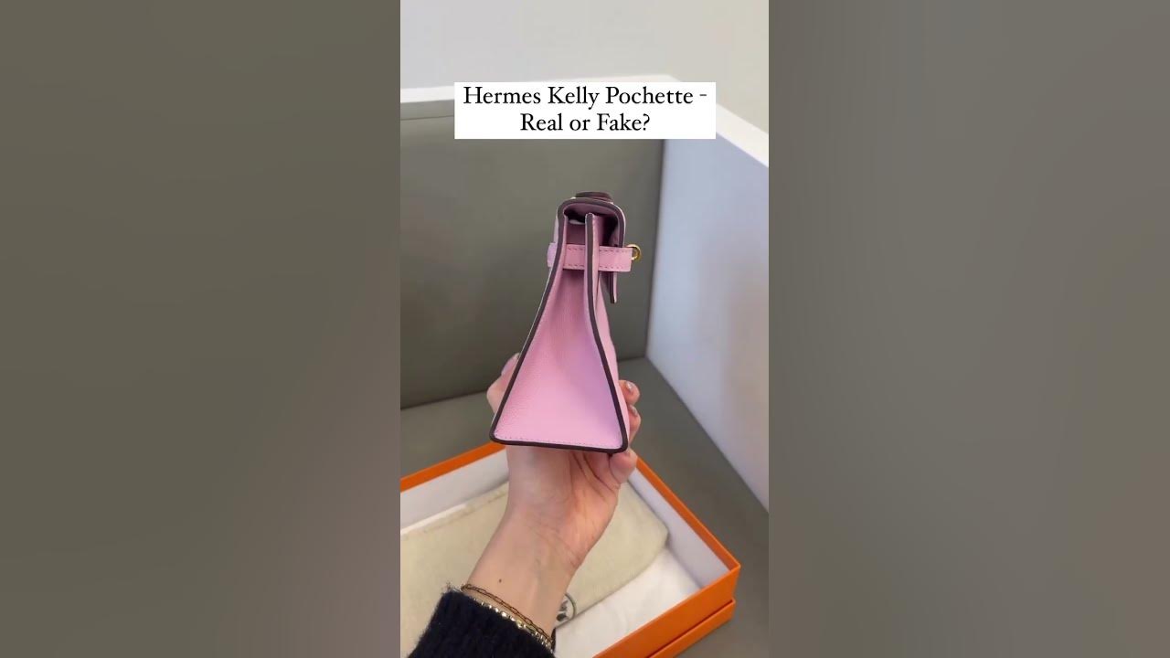 Is this a real or fake $20,000 Hermes Kelly Pochette Handbag? 