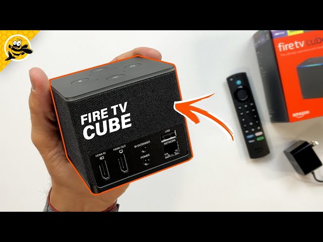 Fire_TV Cube 4k (3rd Gen) Hands-free Streaming with Alexa, Wi-Fi 6E, Free  Cleaning Cloth