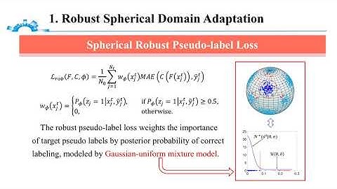 Spherical Space Domain Adaptation With Robust Pseudo-Label Loss