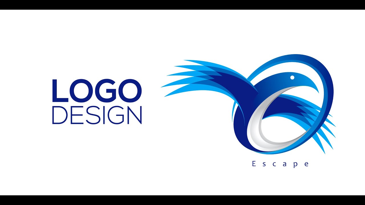 Professional Logo Design - Adobe Illustrator cc (Escape) - YouTube