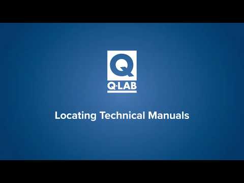 How To Find Your Q-Lab Product Technical Manual on Q-Portal