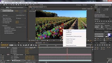 Adobe After Effects CS6 Tutorial |  Attaching Content To 3D Camera Track Points