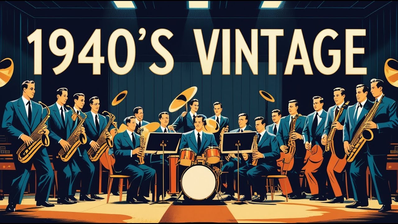 📻 Big Band Jazz Radio | 1940's US Elegant Jazz | Vintage Vibes