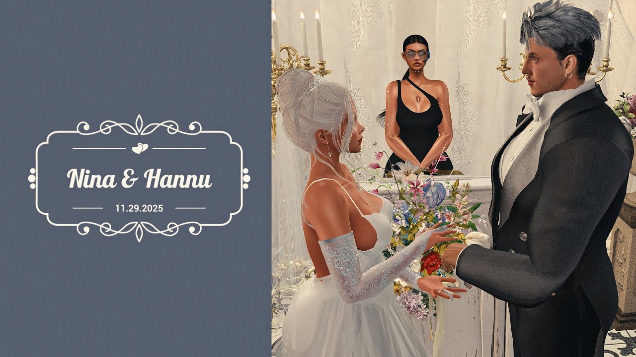 The Wedding of Nina & Hannu in Second Life