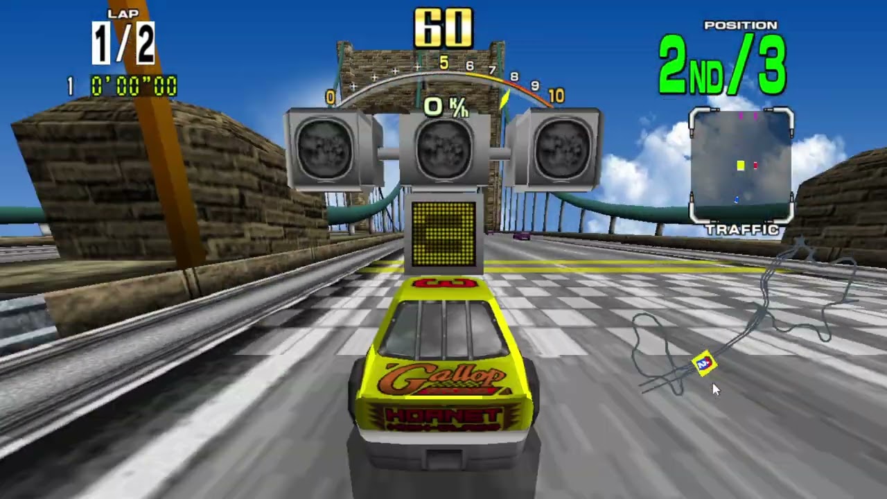Sega Racing Classic (Arcade) Online Races 3player - TeknoParrot Online 2.0
