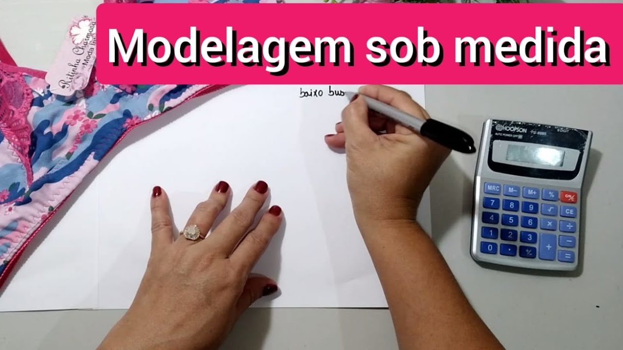 📐✂️Aprenda modelar sob medida, Sutiã sem bojo - (PARTE 1, base)