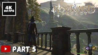 Hogwarts Walking Tour 4K | Hogwarts Legacy PS5 | PART 5