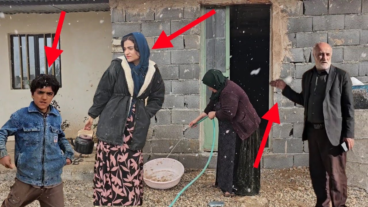 Agha Shahrukh helps his grandmother and family find Rasool on a snowy day