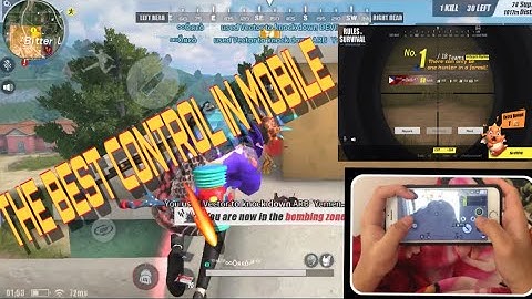 THE BEST CONTROL IN MOBILE / IPHONE / ANDROID/ IOS / SAMSUNG /RULES OF SURVIVAL 2019