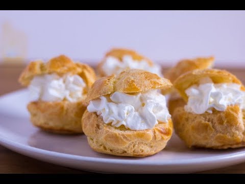 Video: Profiteroles Med Chantilly Cream