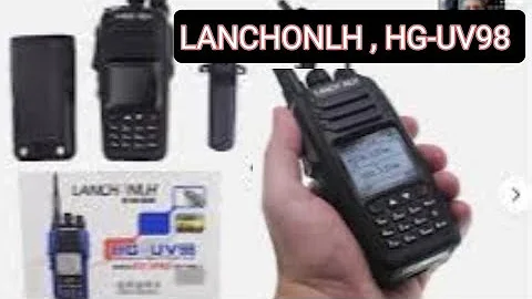 LANCHONLH , HG-UV98 , GPS , APRS BLUETOOTH -VHF & UHF TRANSCEIVER